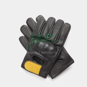 Vintage Carbon & Kevlar Motorcycle Riding Gloves