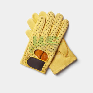 Vintage Carbon & Kevlar Motorcycle Riding Gloves