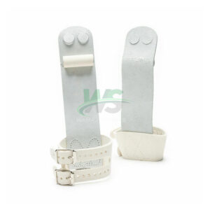 Custom Men's Gymnastics Ring Grips Premium Leather Double Buckle Hand Grips for Rings Training
